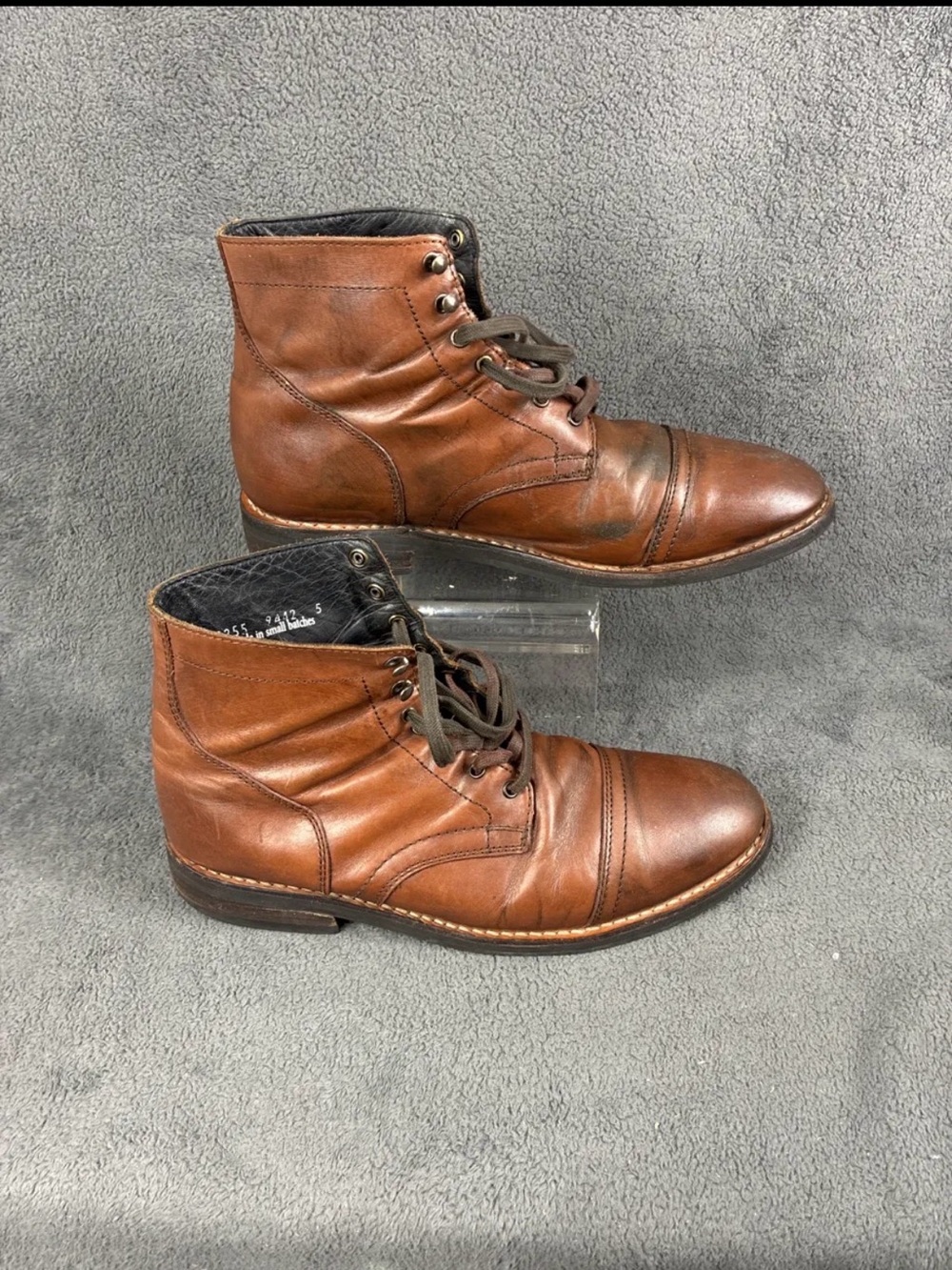 Thursday Boot Company Men's Cognac Brown Leather Chukka Boots